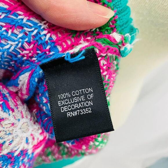 Blizzard Bay Rainbow Unicorn Holiday Sweater Unisex Large - Picture 7 of 8